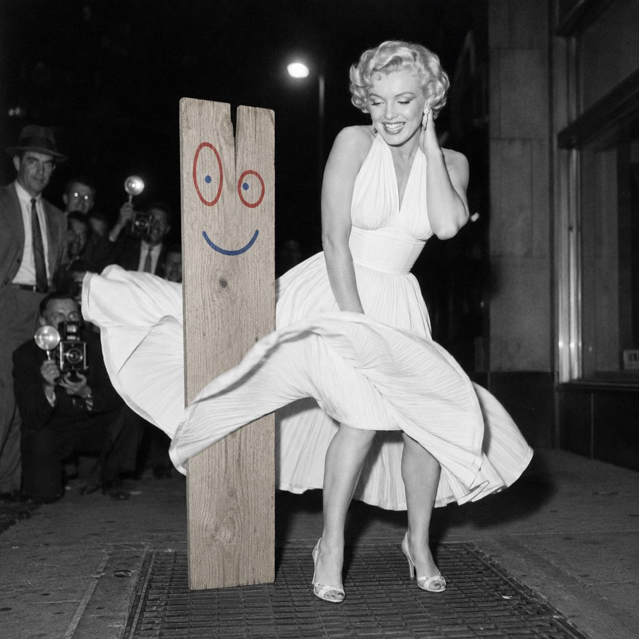 Marilyn Monroe and Plank