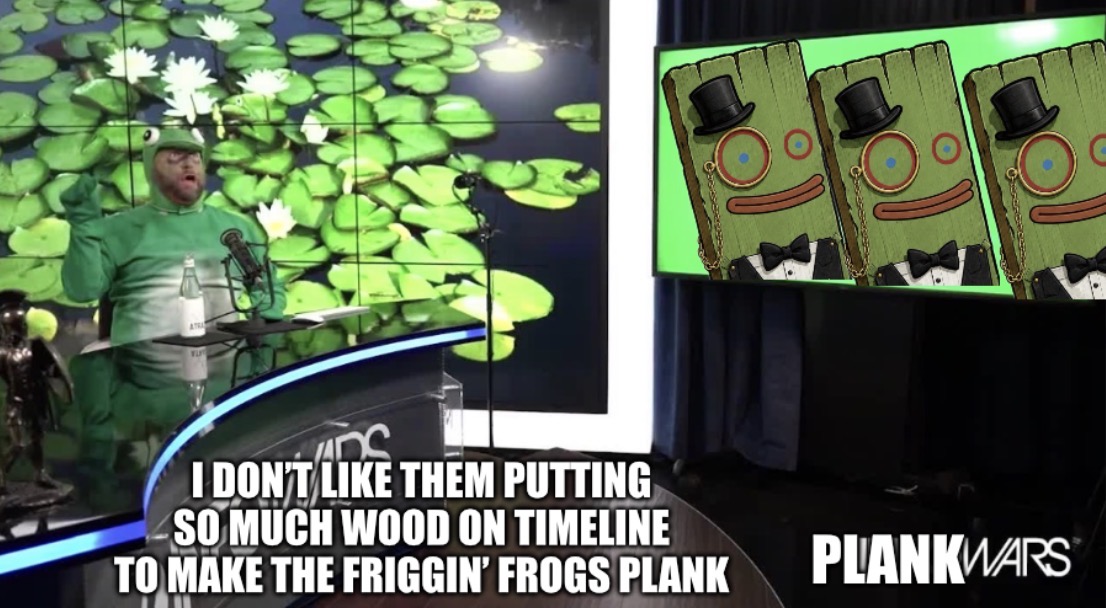 Friggin’ Frogs Plank
