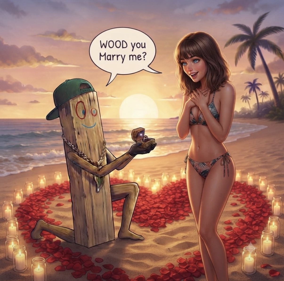 WOOD You Marry Me?