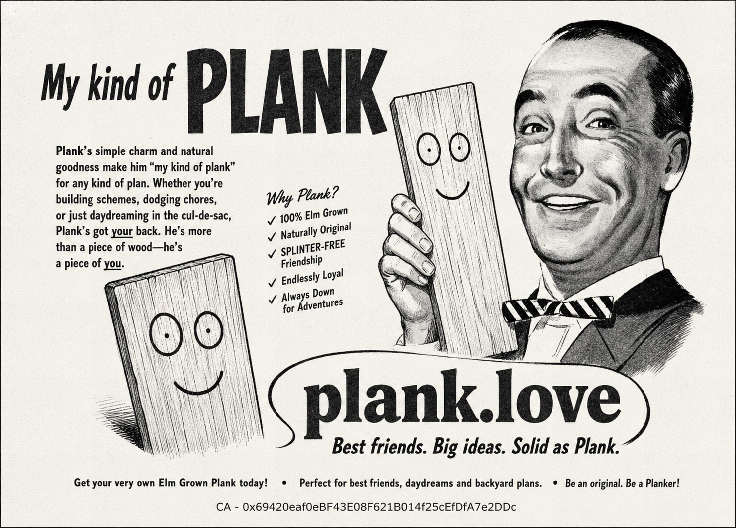 My Kind of Plank (Old Folgers Coffee Ad)