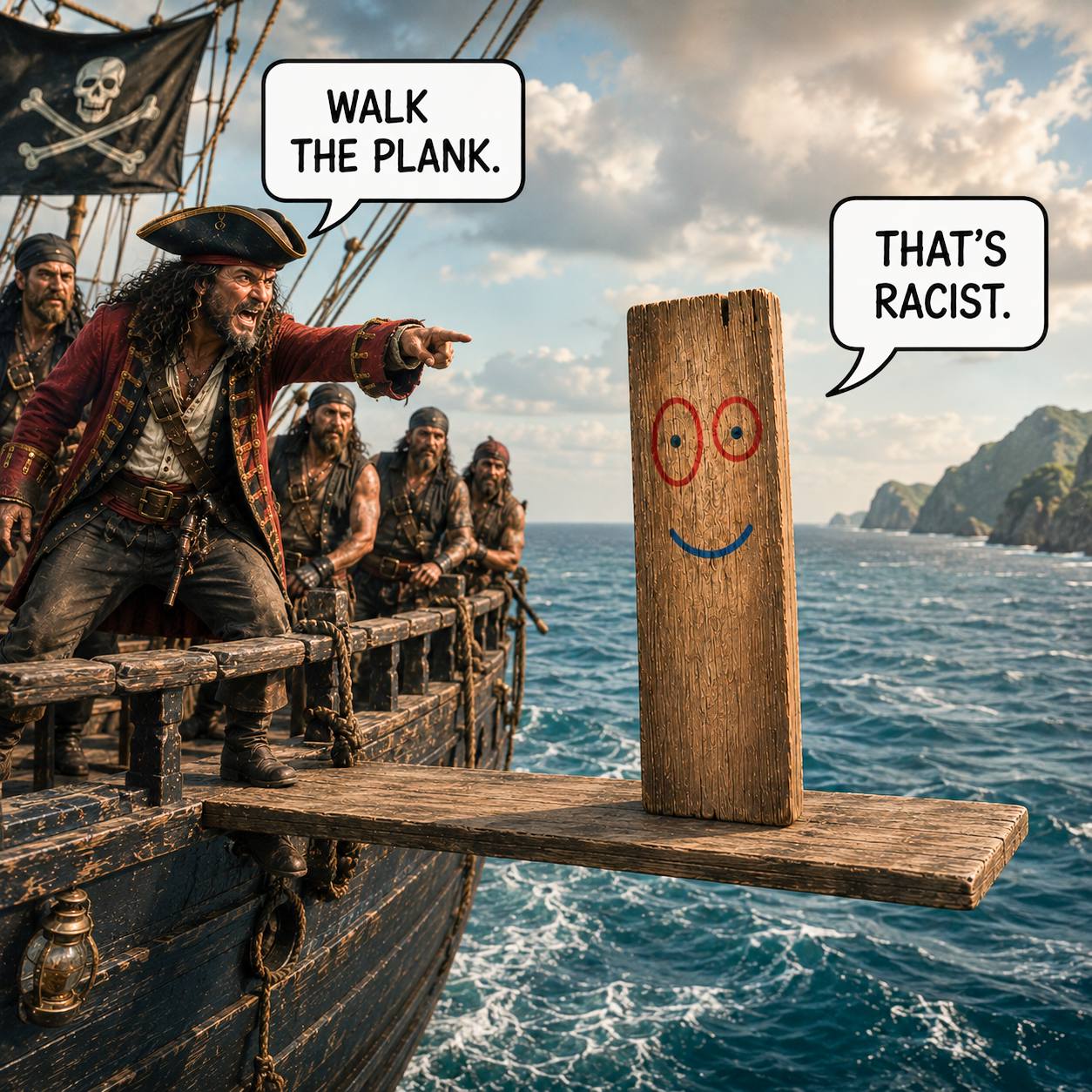 "Walk the Plank" - "That's Racist"