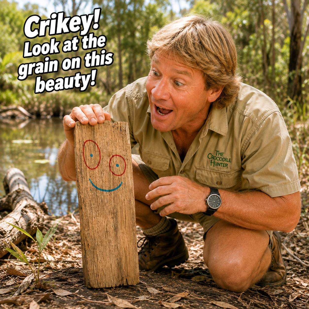 Steve Irwin Rare Plank