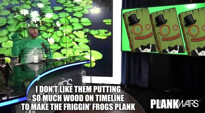 Friggin’ Frogs Plank