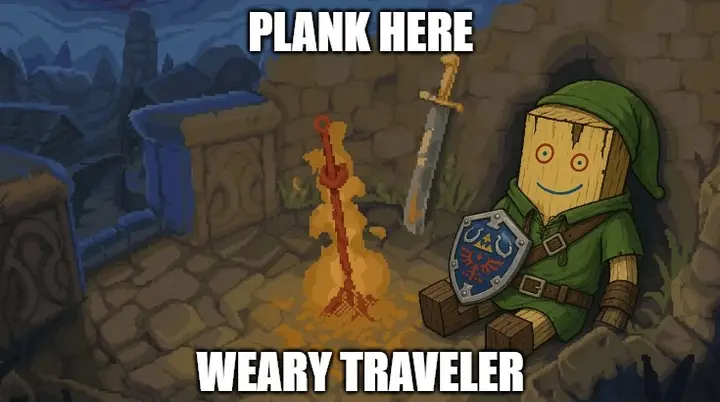 Plank Here, Weary Traveler