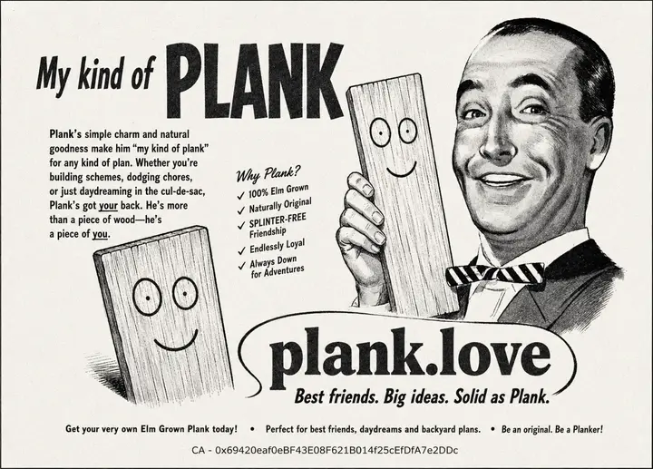 My Kind of Plank (Old Folgers Coffee Ad)